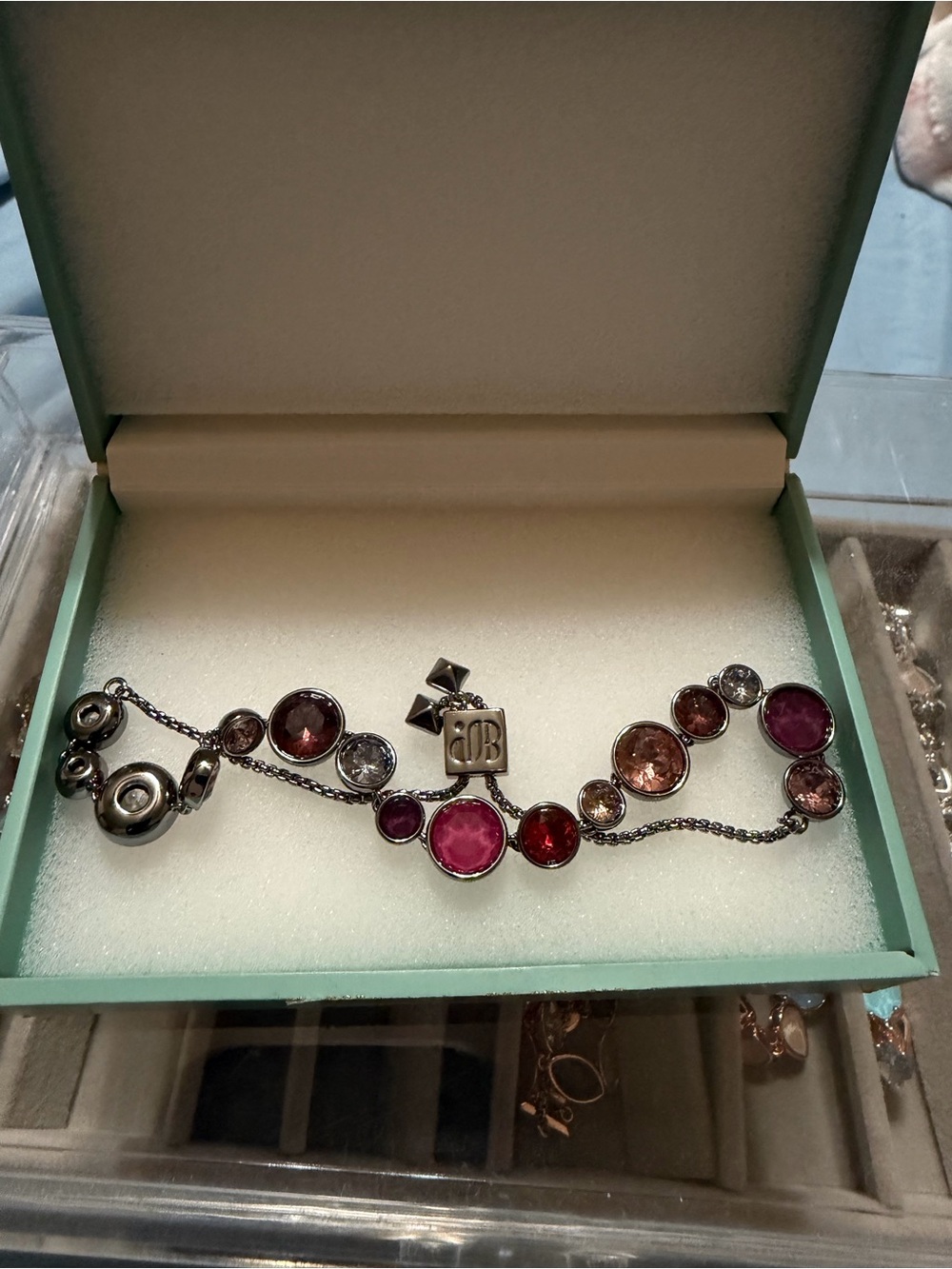 Jewel Candy: Moonlit Merlot on Hematite